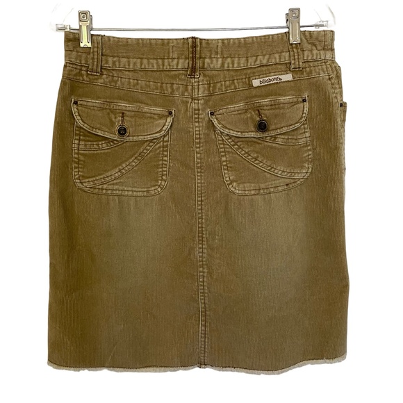 Billabong Brown Corduroy Mini/Mid length Casual Skirt. Sz 6 - Picture 3 of 15